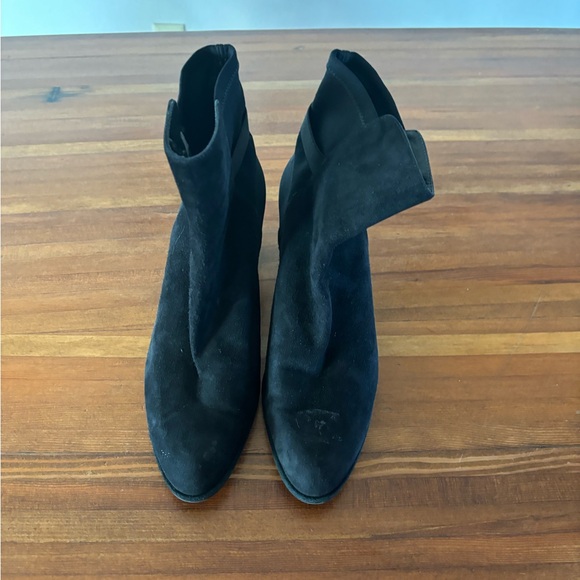 Stuart Weitzman Short Suede Cowboy Boots - Picture 7 of 11